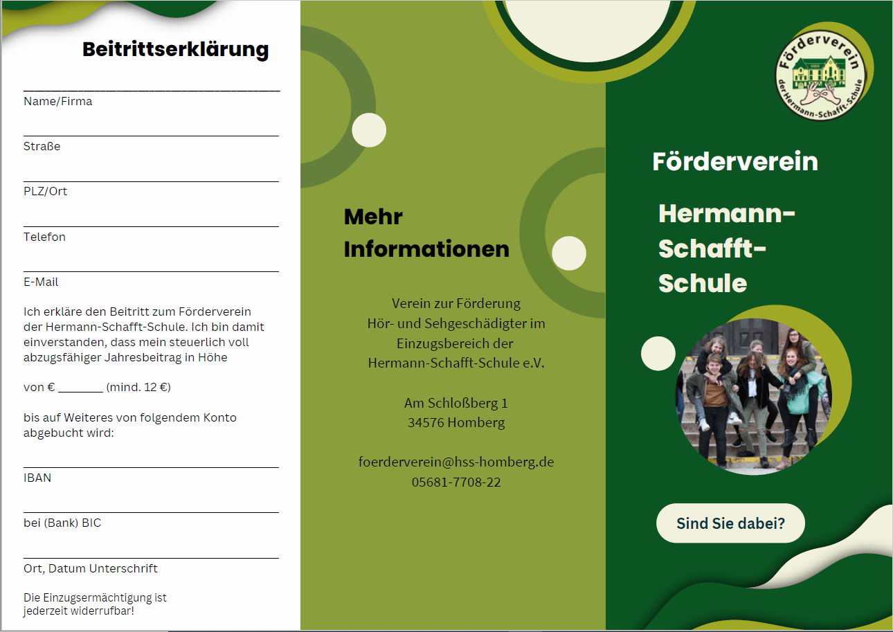 Flyer Förderverein 2